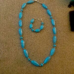 Ralph Lauren Jewelry - Turquoise Bracelet and Necklace